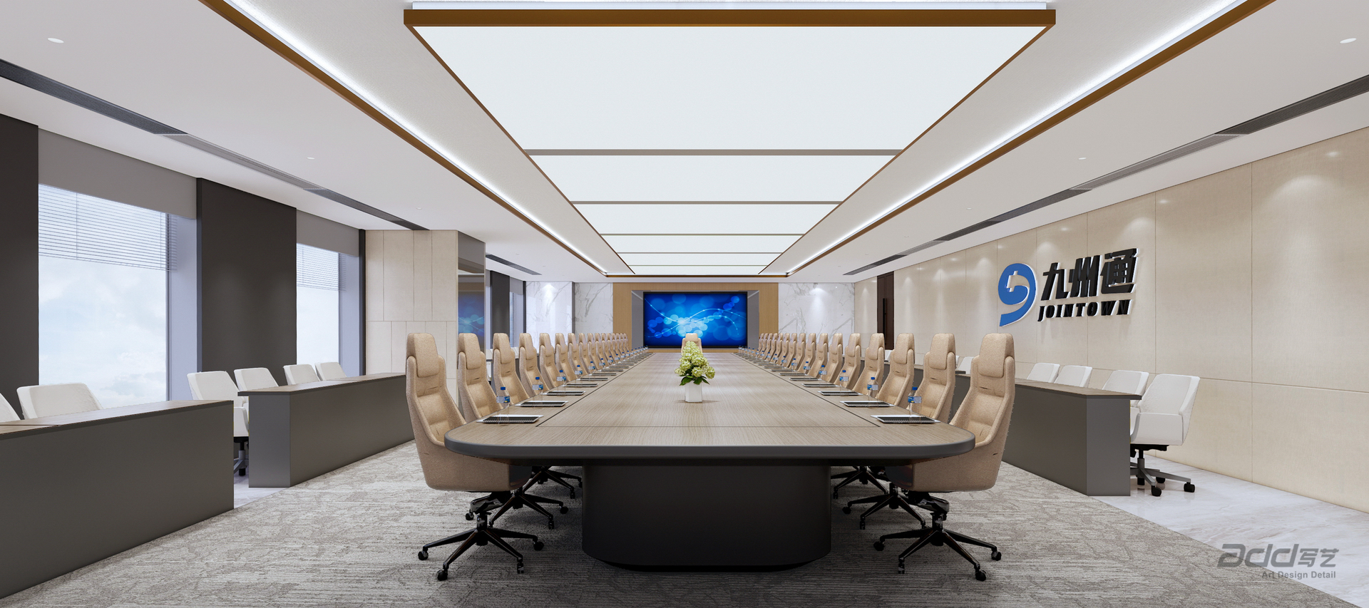 九州通(tong)醫(yī)藥辦(bàn)公(gōng)樓設(shè)計(ji)-會議室-pc